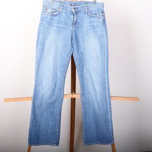 J. Crew Boot Cut Denim Blue Jeans Women's Size 32s